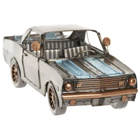 Dekoratīvās figūriņas Home ESPRIT Zils Sudrabains Automobilis Vintage 30 X 11 X 10 CM