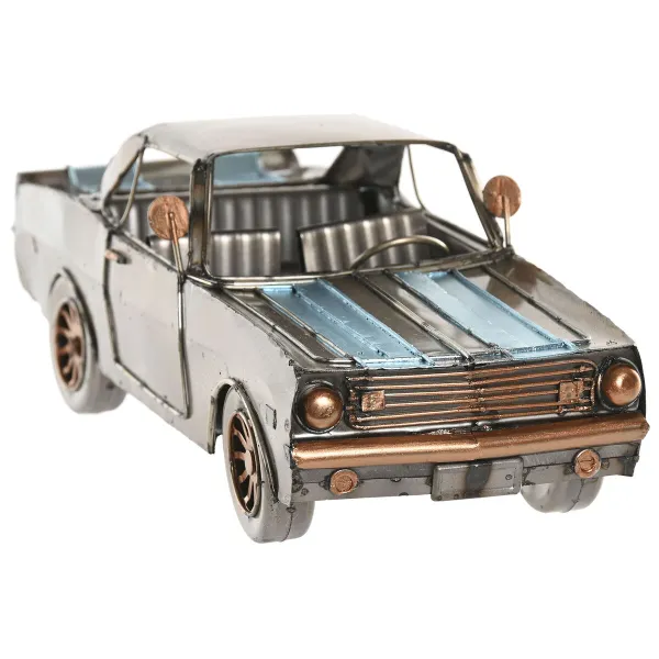 Dekoratīvās figūriņas Home ESPRIT Zils Sudrabains Automobilis Vintage 30 X 11 X 10 CM