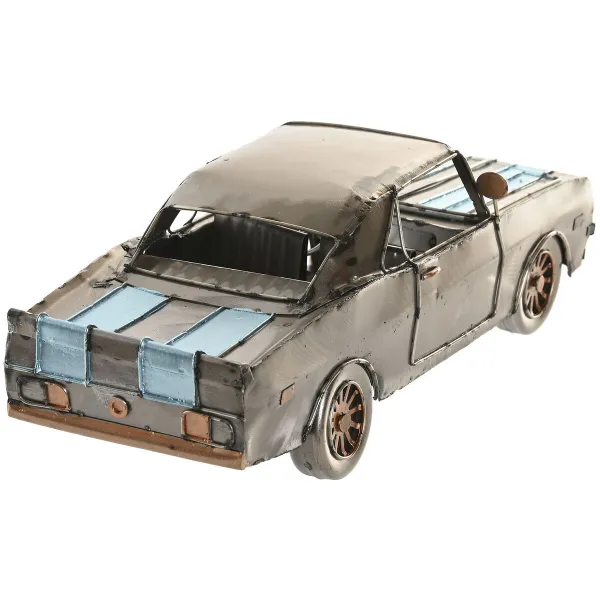 Dekoratīvās figūriņas Home ESPRIT Zils Sudrabains Automobilis Vintage 30 X 11 X 10 CM