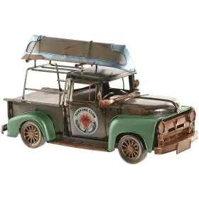 Dekoratīvās figūriņas Home ESPRIT Zaļš Sudrabains Vintage Kravasauto 30 X 13 X 16 CM