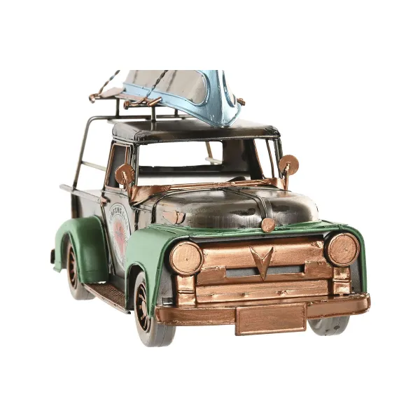 Dekoratīvās figūriņas Home ESPRIT Zaļš Sudrabains Vintage Kravasauto 30 X 13 X 16 CM