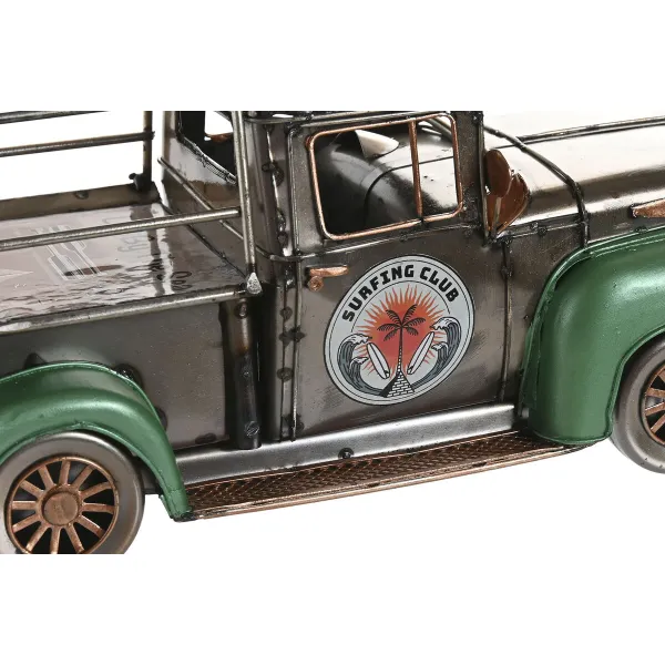 Dekoratīvās figūriņas Home ESPRIT Zaļš Sudrabains Vintage Kravasauto 30 X 13 X 16 CM
