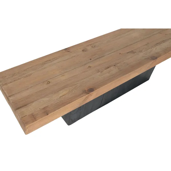 TV furniture Home ESPRIT Black Natural 180 X 48 X 40 CM
