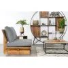 Fotelis Home ESPRIT Juoda Natūralus 95 x 88 x 75 cm