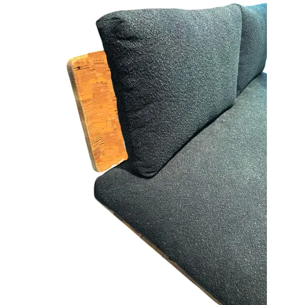 Кресло Home ESPRIT Чёрный Натуральный 95 x 88 x 75 cm