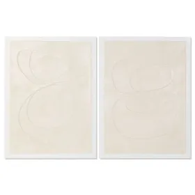 Полотно Home ESPRIT Бежевый современный Скандинавский 90 x 3,5 x 120 cm (2 штук)