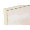 Полотно Home ESPRIT Белый Розовый гора 80 x 3,5 x 80 cm (2 штук)