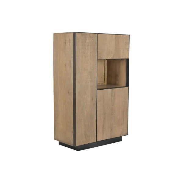 Дисплей-стенд Home ESPRIT Стеклянный Древесина манго 89 X 44 X 140 CM