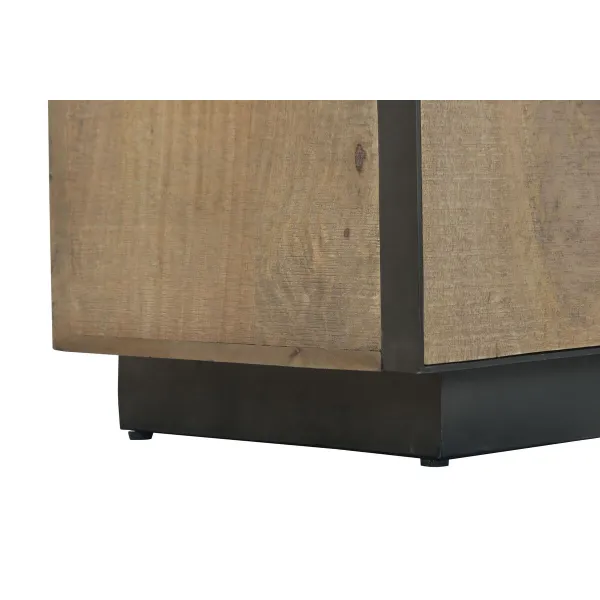 Rhythm stendas Home ESPRIT Stiklas Mango mediena 89 X 44 X 140 CM