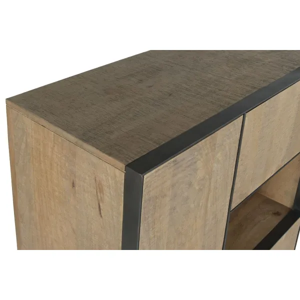 Rhythm stendas Home ESPRIT Stiklas Mango mediena 89 X 44 X 140 CM