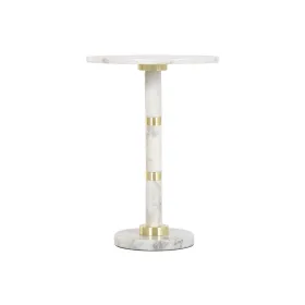 Side table Home ESPRIT White Golden 41 X 41 X 58 CM