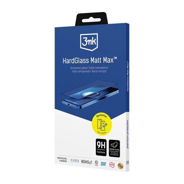 3mk HardGlass Matt Max - Matte Tempered Glass for Samsung Galaxy S25 Edge