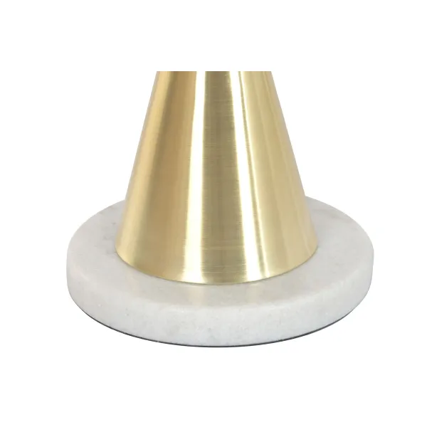 Вспомогательный стол Home ESPRIT Белый Позолоченный 41 X 41 X 58 CM