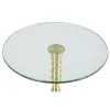Side table Home ESPRIT White Golden 41 x 41 x 53 cm