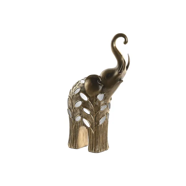 Dekoratīvās figūriņas Home ESPRIT Bronza Zilonis 22,5 X 10,5 X 37,5 CM