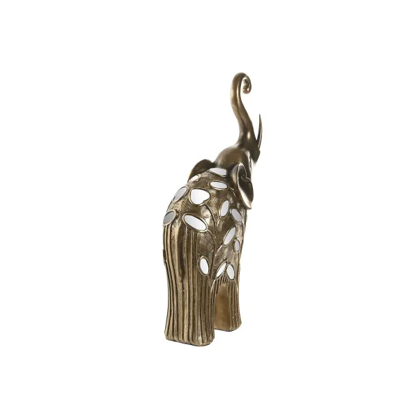 Dekoratīvās figūriņas Home ESPRIT Bronza Zilonis 22,5 X 10,5 X 37,5 CM