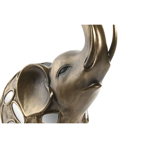 Dekoratīvās figūriņas Home ESPRIT Bronza Zilonis 22,5 X 10,5 X 37,5 CM