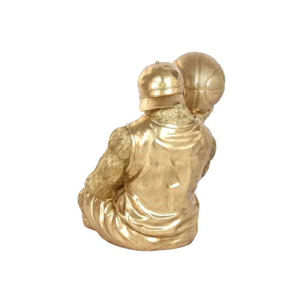 Декоративная фигура Home ESPRIT Позолоченный Горилла 54 X 46 X 60,5 CM