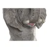 Decorative Figure Home ESPRIT Grey Golden Elephant 30,5 X 23 X 34,5 CM