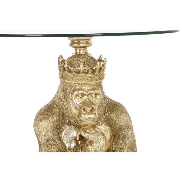 Side table Home ESPRIT Golden 60 x 60 x 59 cm