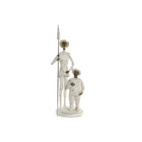 Dekoratīvās figūriņas Home ESPRIT Balts Bronza 9 x 8 x 25 cm