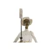 Dekoratīvās figūriņas Home ESPRIT Balts Bronza 9 x 8 x 25 cm