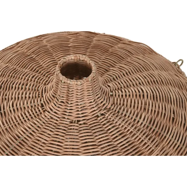 Decorative box Home ESPRIT Natural Metal Tropical (2 Pieces)