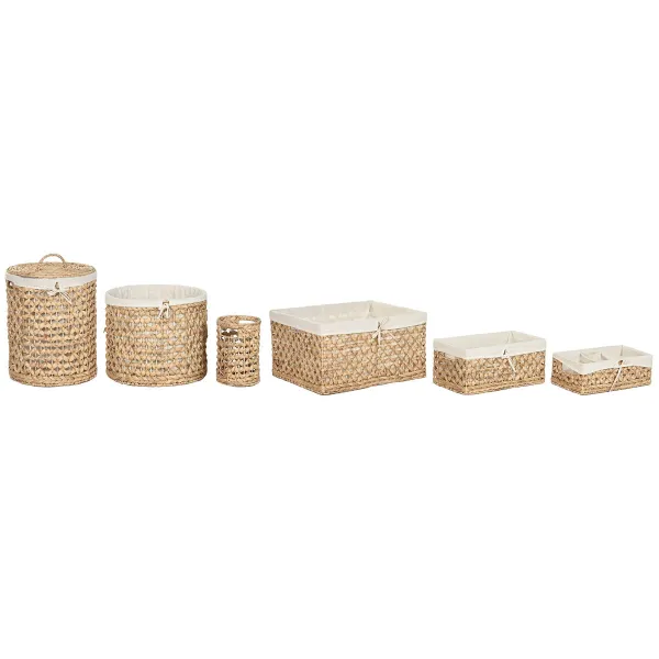 Koristerasia Home ESPRIT Luonnollinen Vesihyasintti Trooppinen