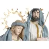 Christmas nativity set Home ESPRIT Blue White 48 x 28 x 90 cm