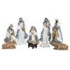 Ziemassvētku Laika Komplekts Home ESPRIT Zils Balts 20 x 15 x 30 cm (9 Daudzums)