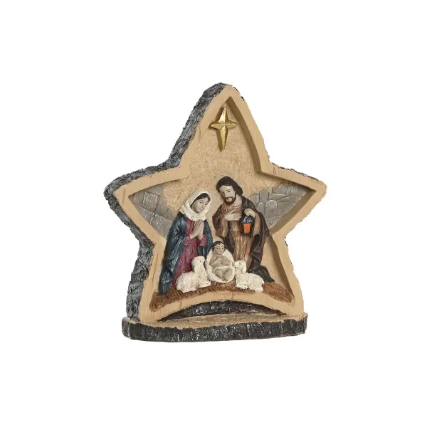 Рождественский вертеп Home ESPRIT Разноцветный Смола 15 X 5 X 16,5 CM