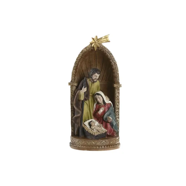 Ziemassvētku Laika Komplekts Home ESPRIT Daudzkrāsains Sveķi 11 x 10,5 x 22,5 cm