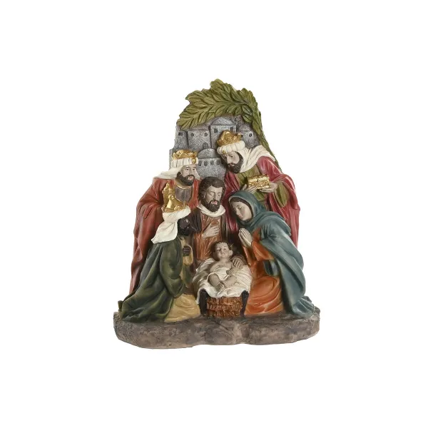 Ziemassvētku Laika Komplekts Home ESPRIT Daudzkrāsains Sveķi 17,5 X 9 X 20,5 CM