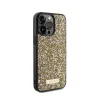 Guess Rhinestone Metal Logo - Case for iPhone 15 Pro Max (Yellow)