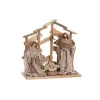 Рождественский вертеп Home ESPRIT Коричневый Бежевый Деревянный MDF 30 x 15 x 30 cm