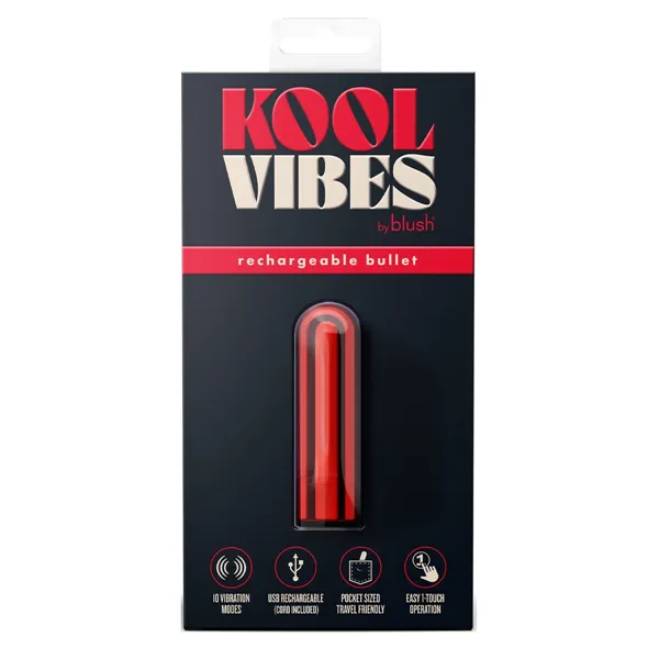 Bullet Vibrator Blush Kool Vibes Red