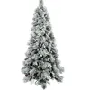 Jaungada eglīte Home ESPRIT Balts PVC Alumīnijs Sniegputenis 94 X 94 X 150 CM