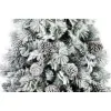 Naujametinė eglutė Home ESPRIT Balta PVC Aliuminis Sniegas 94 X 94 X 150 CM