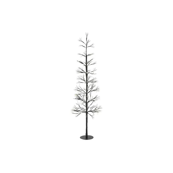 Новогодняя ёлка Home ESPRIT Чёрный Металл 40 x 40 x 120 cm