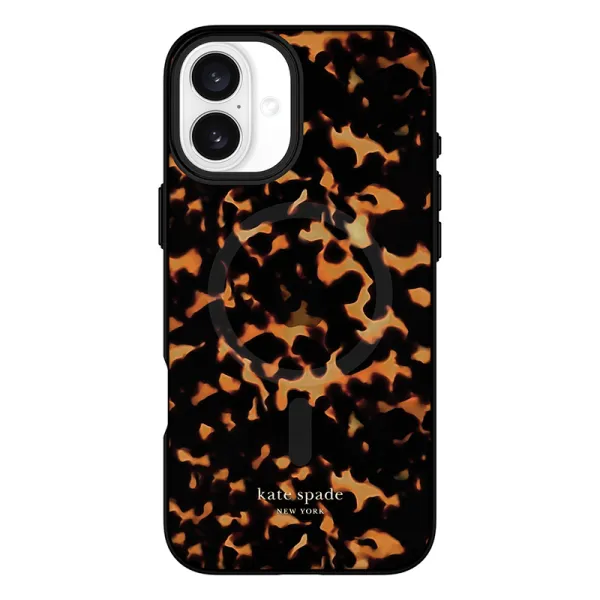 Kate Spade New York Protective MagSafe - Case for iPhone 16 Plus (Tortoise)
