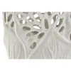 Vase Home ESPRIT White Ceramic Leaf of a plant 23 x 23 x 36 cm