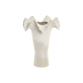 Vāze Home ESPRIT Balts Keramika 26 x 26 x 33 cm
