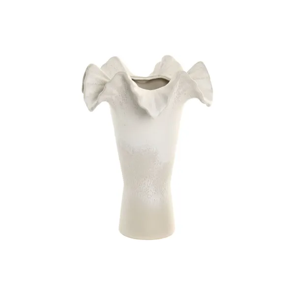 Vāze Home ESPRIT Balts Keramika 26 x 26 x 33 cm