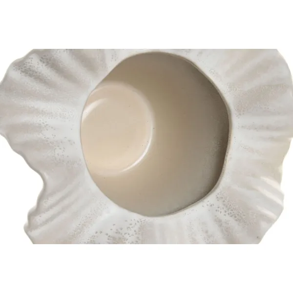 Vāze Home ESPRIT Balts Keramika 30 x 30 x 18 cm
