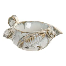 Galda rotājums Home ESPRIT Zils Balts Keramika 28 x 25 x 13 cm
