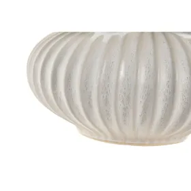 Vāze Home ESPRIT Krēmkrāsa Keramika Vidusjūra 18 x 18 x 23 cm
