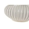 Vase Home ESPRIT Cream Ceramic Mediterranean 18 x 18 x 23 cm