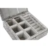 Korurasia Home ESPRIT Hopeinen Luonnollinen Puu Alumiini 18 x 18 x 6 cm