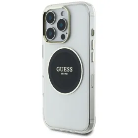 Guess IML Metal Colored Circle Classic Logo MagSafe - Case for iPhone 16 Pro Max (black)