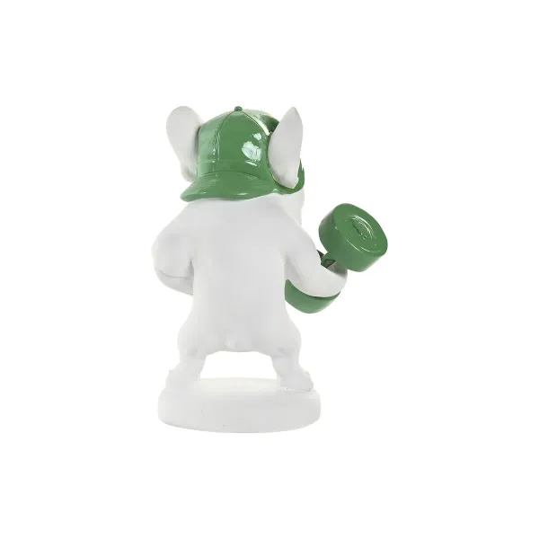 Decorative Figure Home ESPRIT White Multicolour Dog 17 x 13,5 x 24 cm (3 Units)